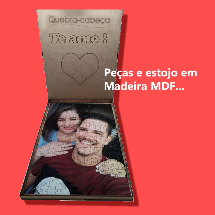 Quebra Cabeça Personalizado Fotos - E26